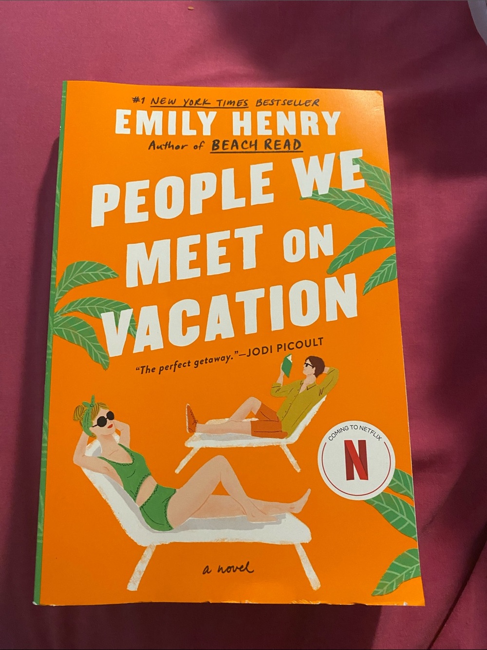People We Meet on Vacation - Orange Paperback Novel